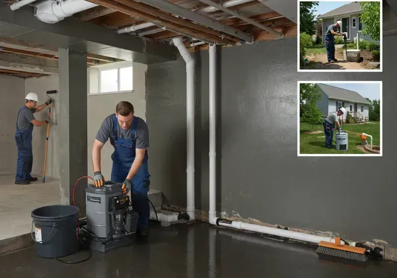 Basement Waterproofing and Flood Prevention process in Bowdon, GA